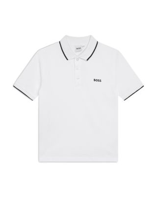 BOSS Kidswear logo-print colour-block shorts - Grey