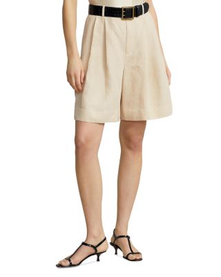 Ralph Lauren - Linen Long Pleated Shorts