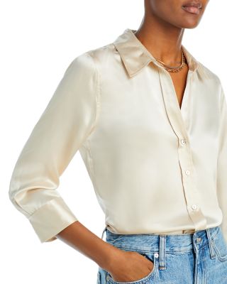 Dani Silk Charmeuse Blouse