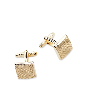 The Men's Store At Bloomingdale's Textured Pattern Square Cufflinks - 100% Exclusive In Gold
