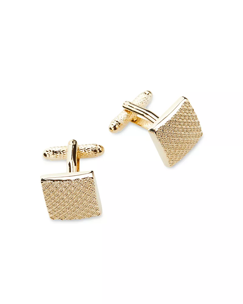 The Men's Store at Bloomingdale's Textured Pattern Square Cufflinks - Exclusive