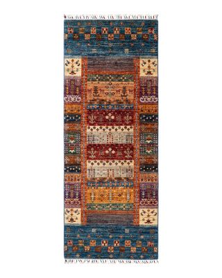 Bloomingdale's Tribal M1982 Runner Area Rug, 2'8 x 7'3