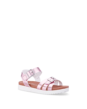 Nina Girls' Lacey Strappy Sandals - Toddler, Little Kid, Big Kid In Pink Metallic