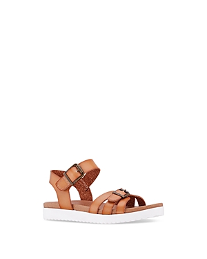 Nina Girls' Lacey Strappy Sandals - Toddler, Little Kid, Big Kid In Lt Tan Tumbled