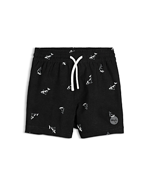 MILES THE LABEL MILES THE LABEL BOYS' ORCAS PRINT SWIM TRUNKS - BABY