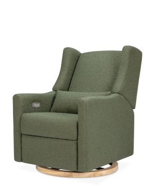 Babyletto - Kiwi Boucl&eacute; Electronic Recliner & Swivel Glider with USB Port