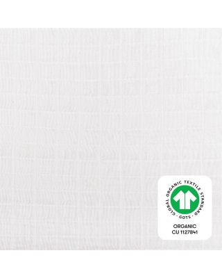 All Stages Bassinet Sheet in GOTS Certified Organic Muslin Cotton