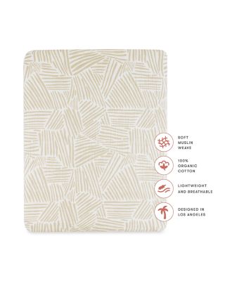 All Stages Midi Crib Sheet in GOTS Certified Organic Muslin Cotton