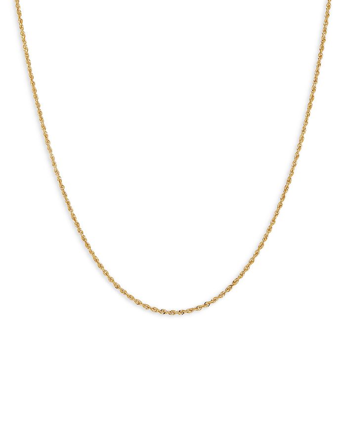 Bloomingdale's - Glitter Rope Chain Necklaces in 14K Yellow Gold - 100% Exclusive