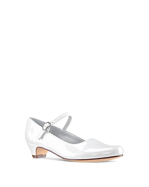 Nina Girls' Seeley Mary Jane Pumps - Little Kid, Big Kid In White Patent