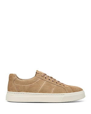 Vince Larsen Suede Oxford Sneakers In Newcamel