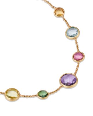 18K Yellow Gold Jaipur Multi Gemstone Bracelet
