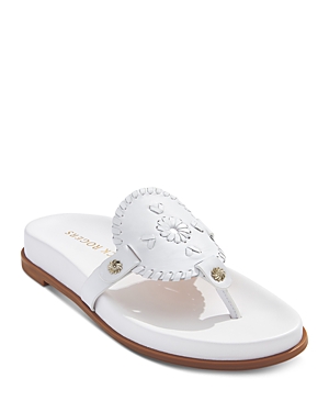 Jack Rogers Collins Round Toe Slip On Sandals