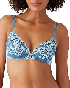 Wacoal Instant Icon Underwire Bra In Provinical Blue