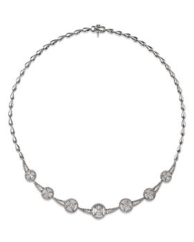 Bloomingdale's - Diamond Multi-Cut Statement Necklace in 14K White Gold, 3.5 ct. t.w. - 100% Exclusive 