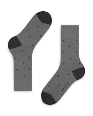 Falke - Mercerized Cotton & Nylon Dot Dress Socks