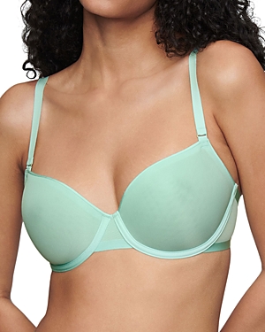 Cuup The Demi Spacer & Mesh Bra In Aqua