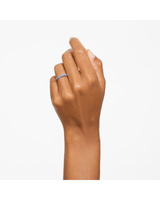 Matrix Baguette Color Crystal Band Ring