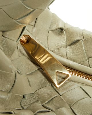 Small Jodie Intrecciato Leather Top Handle Bag