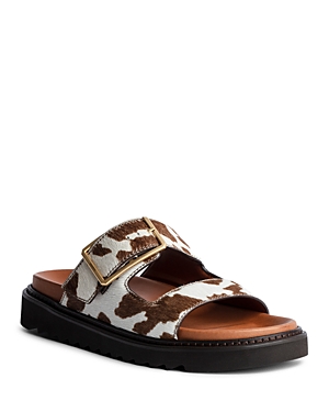 ZADIG & VOLTAIRE WOMEN'S ALPHA CECILIA CALF HAIR SLIDE SANDALS