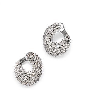 Bloomingdale's - Diamond Front to Back Earrings in 14K White Gold, 6.50 ct. t.w. - 100% Exclusive