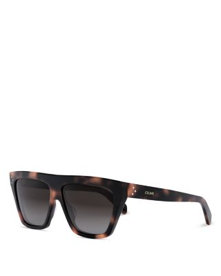 Bold 3 Dots Mask Sunglasses, 58mm