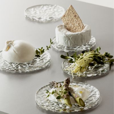 Orrefors Carat Large Crystal Coaster 