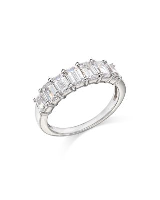 Bloomingdale's Fine Collection - Emerald Cut Certified Diamond Band in 14K White Gold, 2.0 ct. t.w. - Exclusive