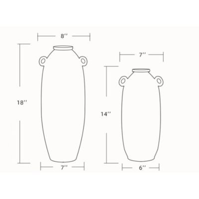  Kushan Vase, Set of 2