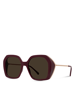 Logo Square Sunglasses in Pink - Stella Mc Cartney