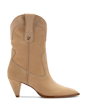 LARROUDE WOMEN'S THELMA POINTED TOE HIGH HEEL BOOTIES
