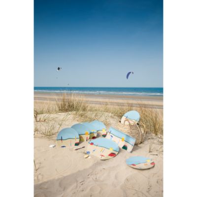 Destination Mer Round Plates, Set of 6