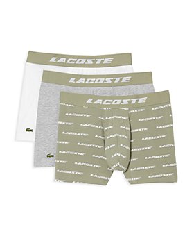 Lacoste Men's Casual Classic 3 Pack Cotton Stretch Boxer Briefs