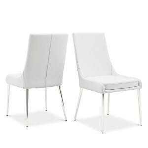 Furniture Of America Sparrow & Wren Tarin Dining Chairs, Set Of 2 In White