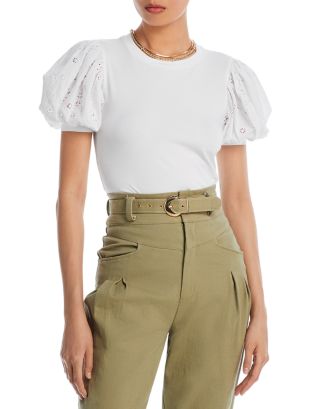 Cinq à Sept Janit Cotton Top | Bloomingdale's