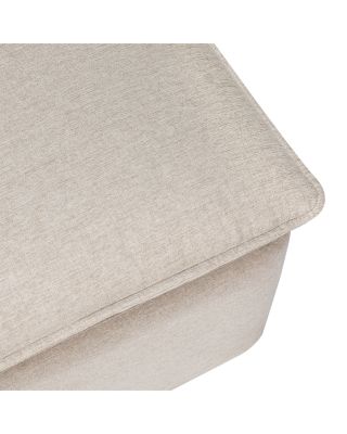 Cali Storage Ottoman in Eco Performance Fabric with USB port | Water Repellent & Stain Resistant