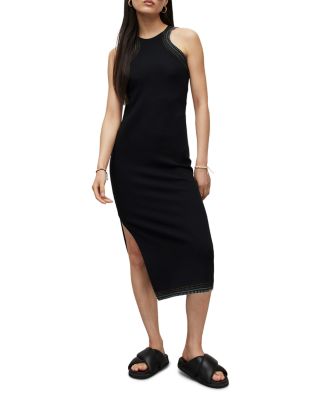 ALLSAINTS Mako Crochet Midi Dress | Bloomingdale's Women
