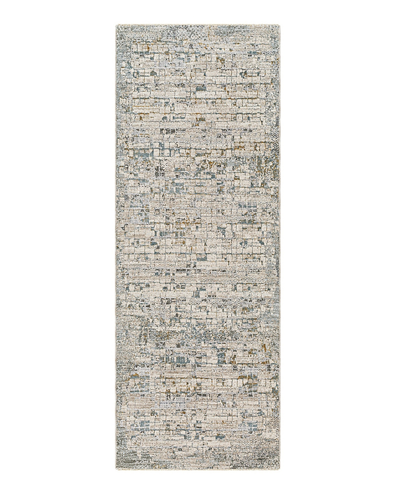Surya Dresden Dre-2304 Runner Area Rug, 2'7 X 7'3 In Ivory/teal