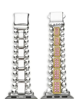 Smart Caviar Sterling Silver & 18K Gold Apple™ Watch Bracelet, 38-45mm