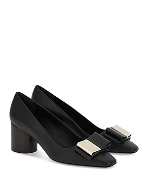 Ferragamo Women's Leda 60 Pumps In Nero