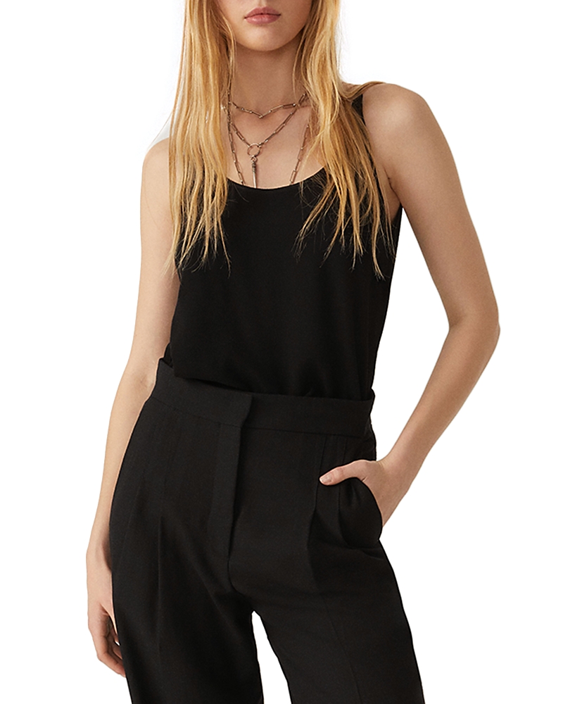 Ba&sh Alda Vest Top In Noir