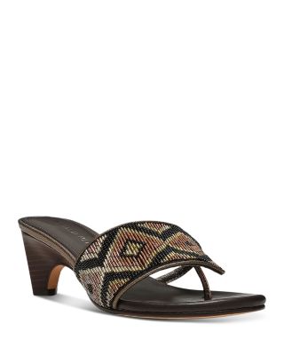 Donald Pliner Women s Slip On Mid Heel Thong Sandals Bloomingdale s