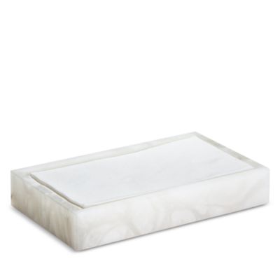Alisa White Towel Tray