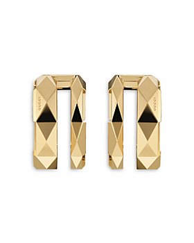 Gucci - 18K Yellow Gold Link To Love Double Hoop Earrings