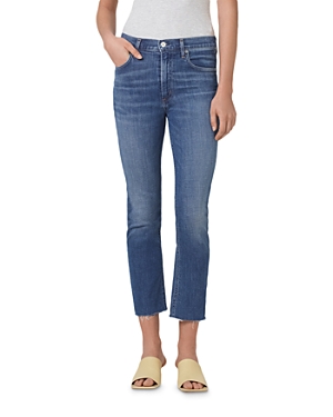 Citizen of Humanity Isola Mid Rise Cropped Straight Jeans in Lawless