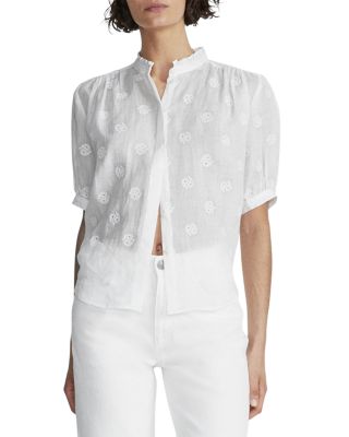 rag bone Jordan Embroidered Blouse Bloomingdale s