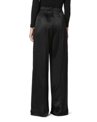 Icon High Waist Silk Wide Leg Pants