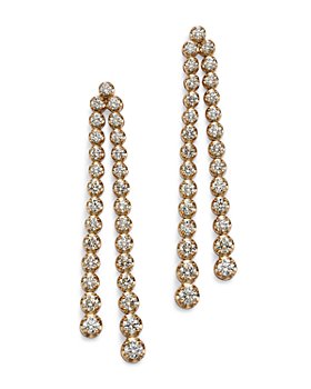 Bloomingdale's - Diamond Double Strand Linear Drop Earrings in 14K Yellow Gold, 4.00 ct. t.w. - 100% Exclusive