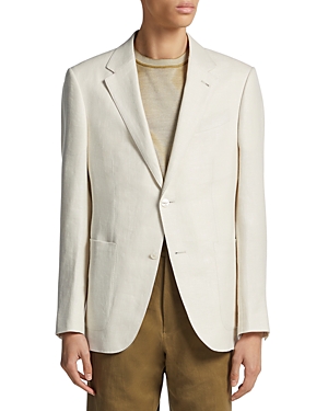 Shop Zegna Fairway Crossover Regular Fit Suit Jacket In White