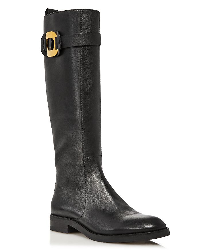 See by Chloé Women's Logo Hardware Riding Boots | Bloomingdale's